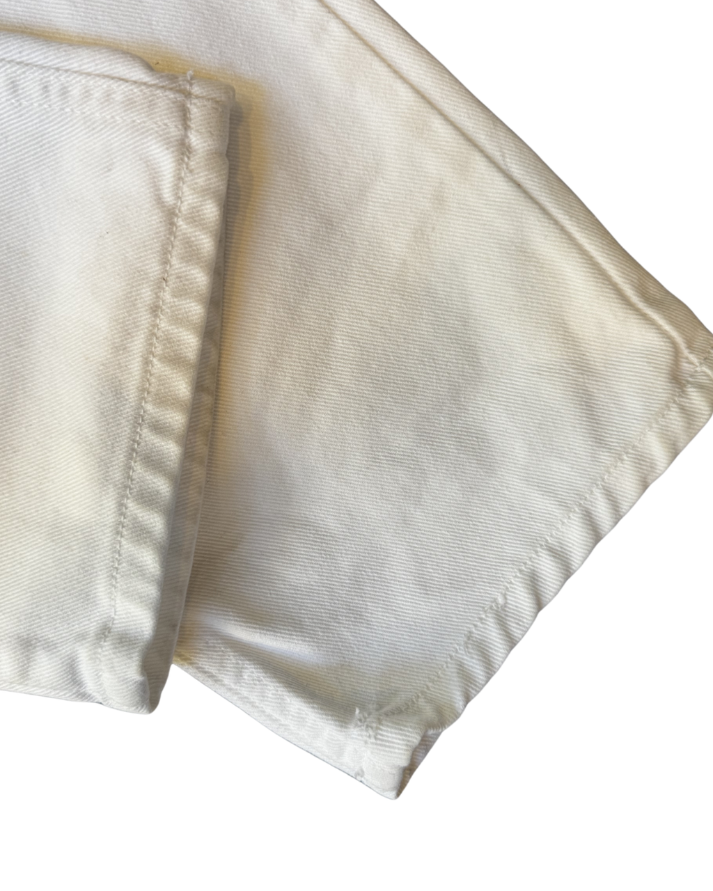 Calvin Klein Straight Leg White: W29 L33.5