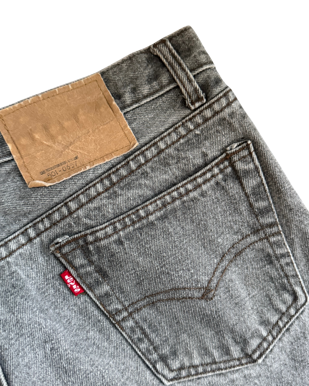 Vintage Levis 501: 80s Charcoal ( W32 L31.5)