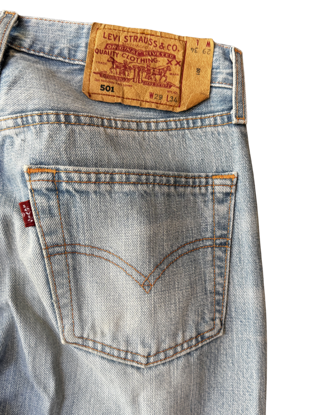 Vintage Levis 501 Stonewash: W28 L31.5