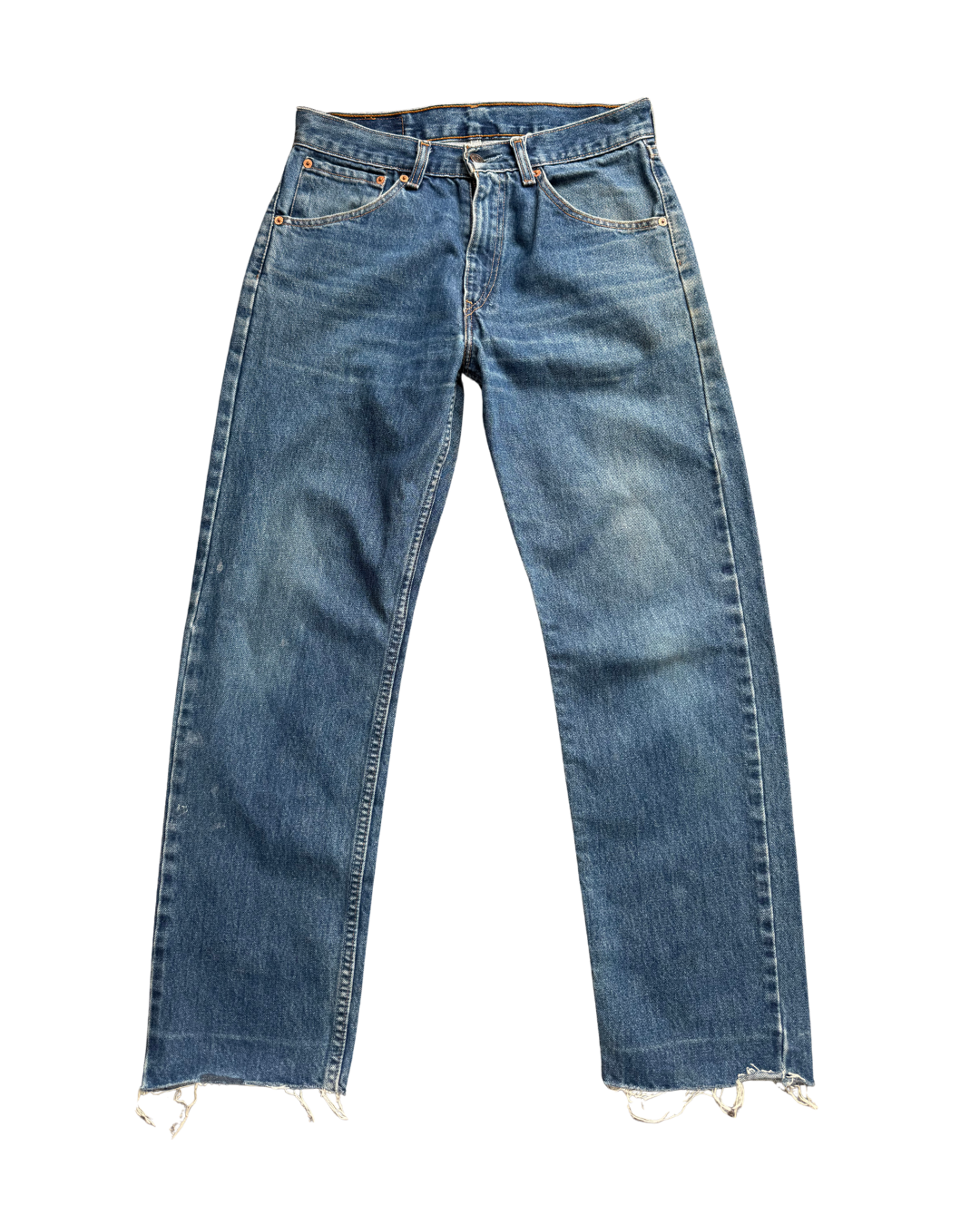 Levis 521 W31 L29 (Mid Blue/Raw Hem)