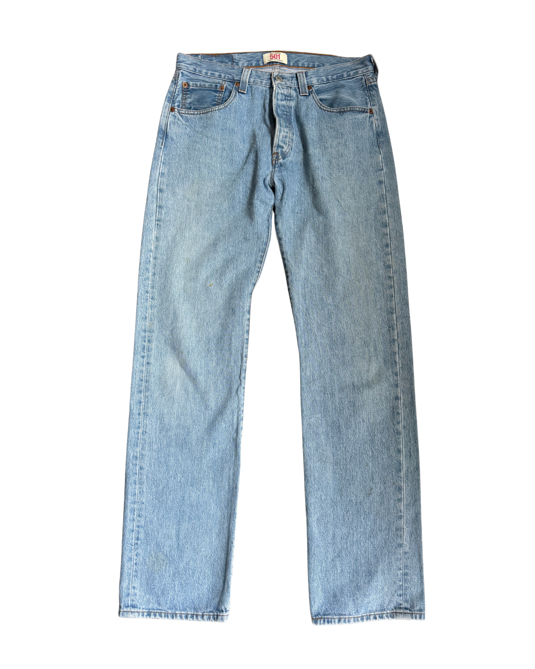 Vintage Levis 501: Light Stonewash ( W32 L34)