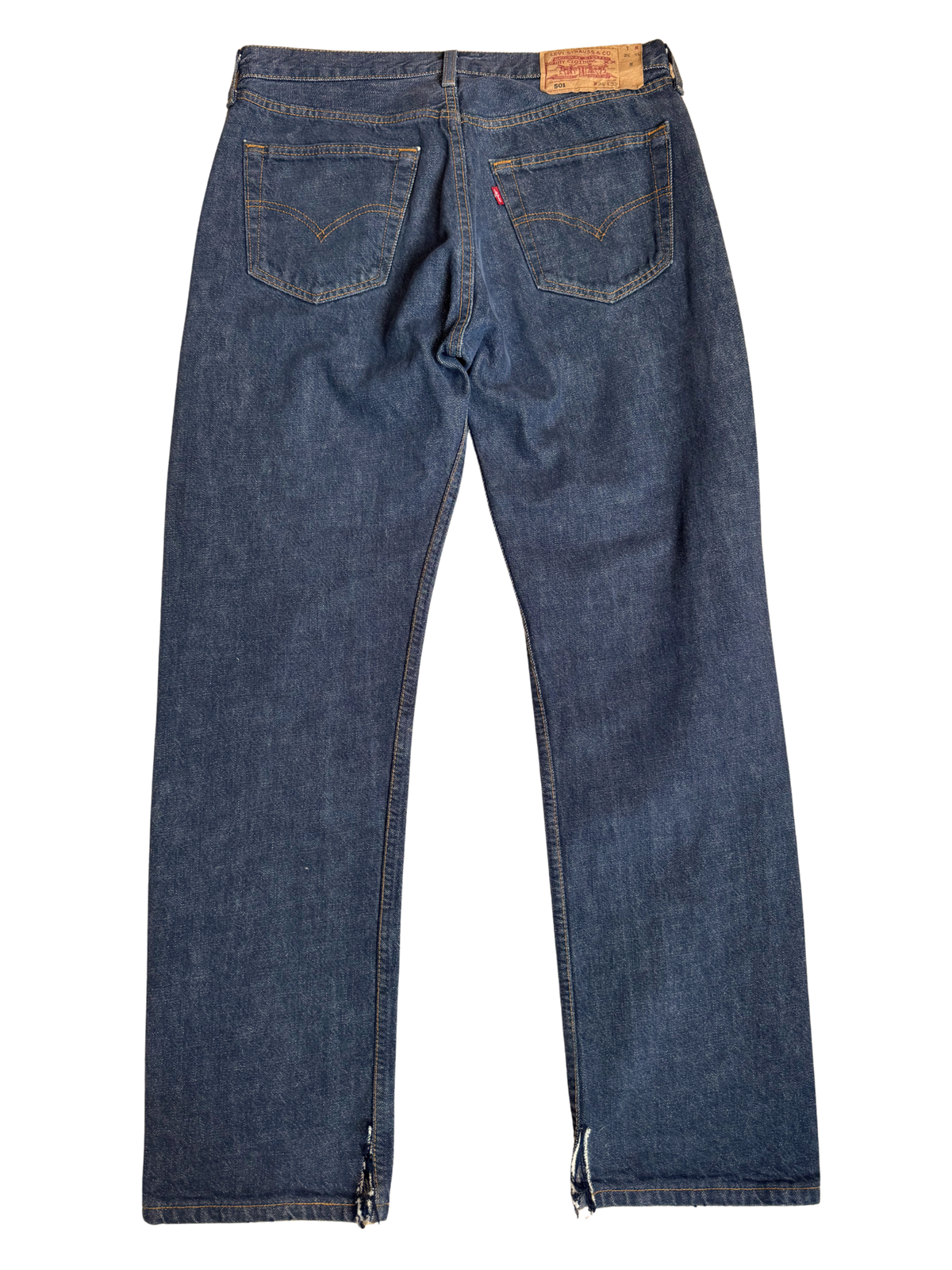 Vintage Levis 501 Dark Blue Indigo : W33 L31