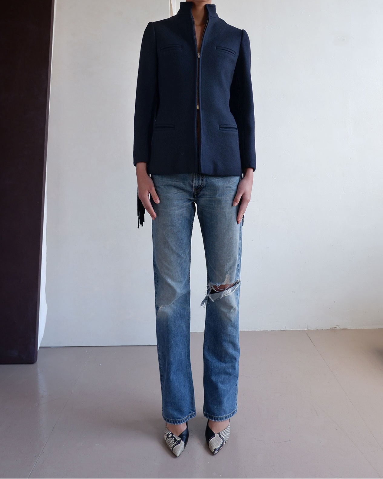 Vintage Levis 507 Boot Rip (W27 L33)