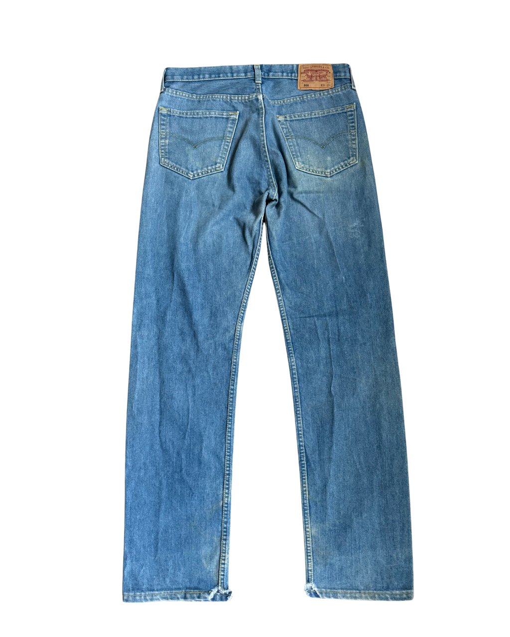 Vintage Levis 501: UK Blue (W33 L33.5)