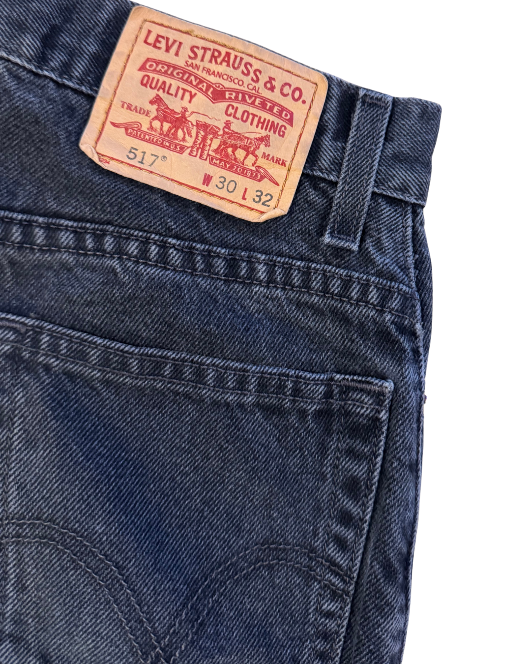 Levis 517 Bootcut: Charcoal (W30 L33)
