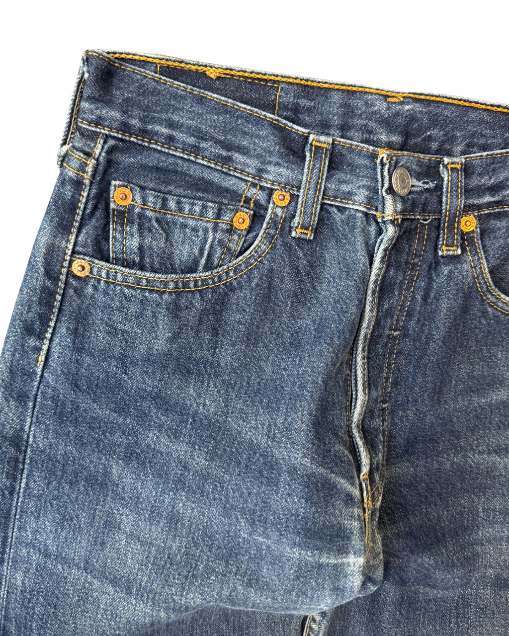 Vintage Levis 501 90s Ink Blue: W27 L30