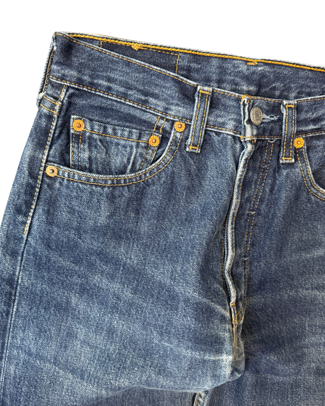 Vintage Levis 501 90s Ink Blue: W27 L30