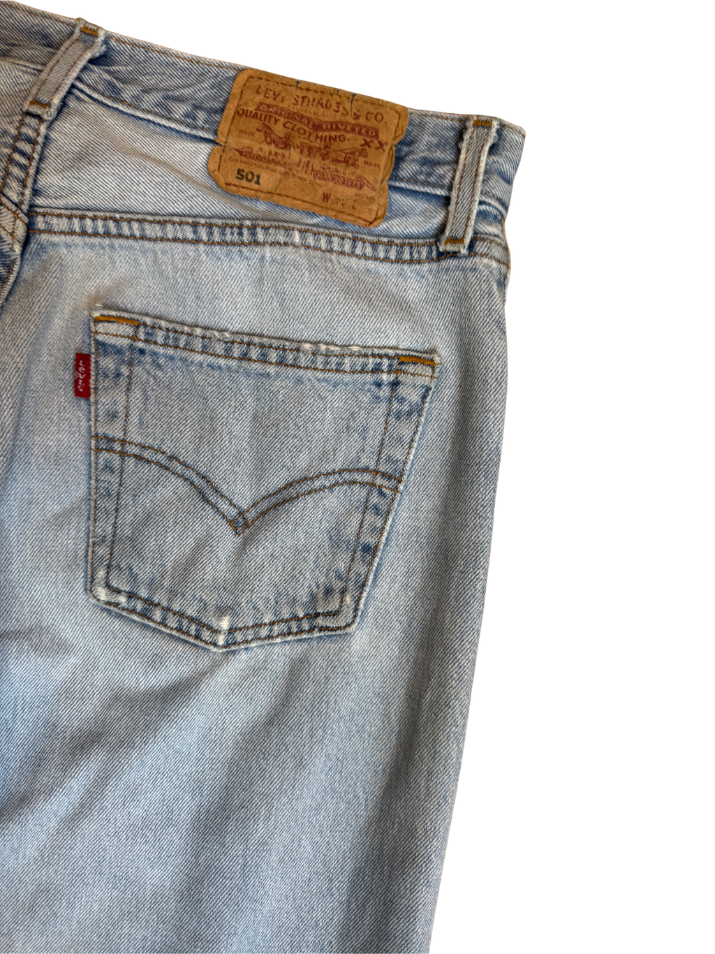 Vintage Levis 501 Light Stonewash : W30 L32