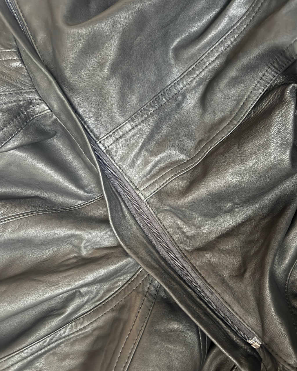 Vintage Funnel Jacket with removable hood (Black)