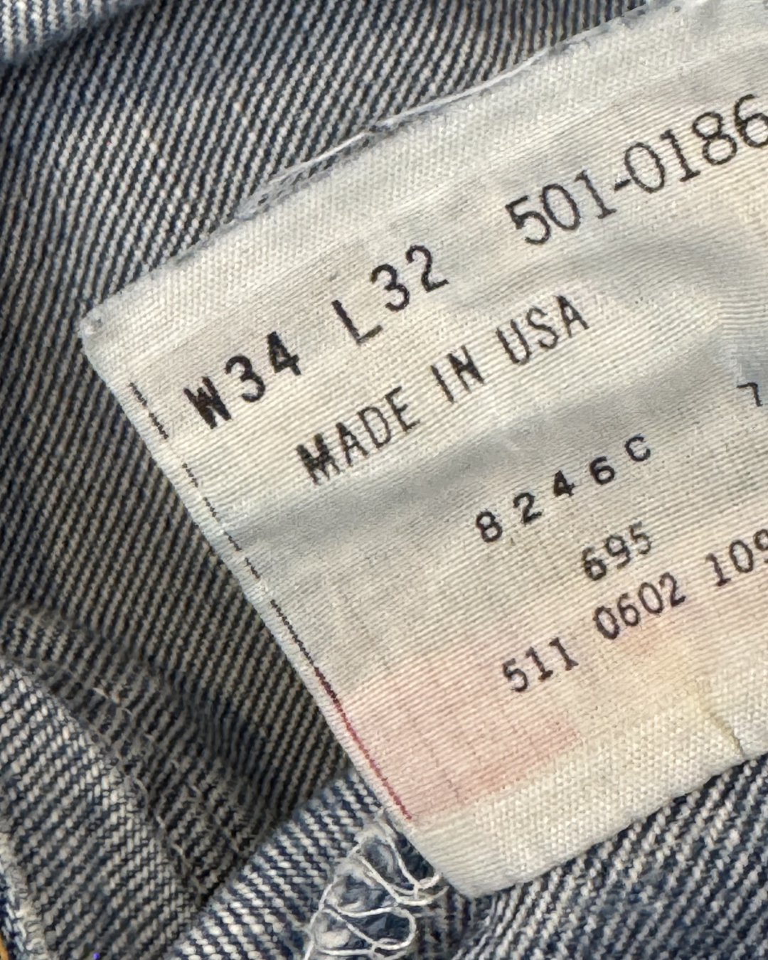 Vintage Levis 501 USA Distress: W32 L30.5