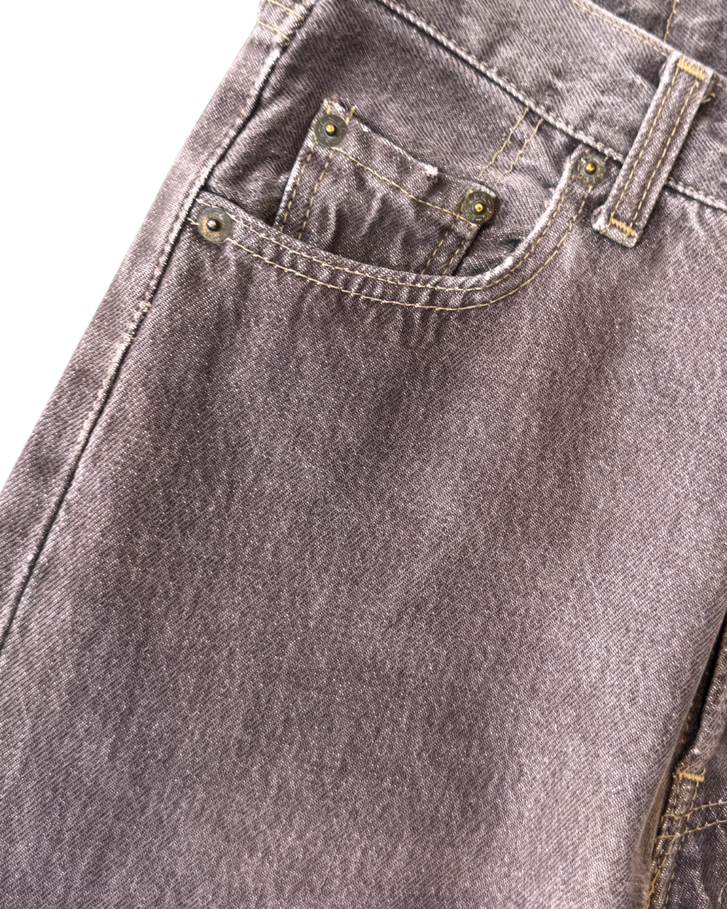 Vintage Levis 501 90s Mauve Brown: W28 L36