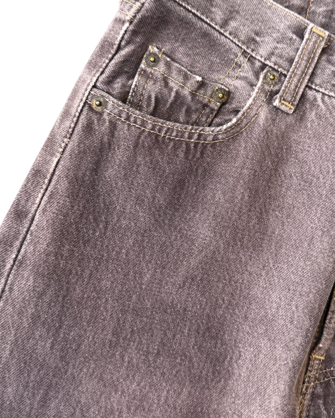 Vintage Levis 501 90s Mauve Brown: W28 L36