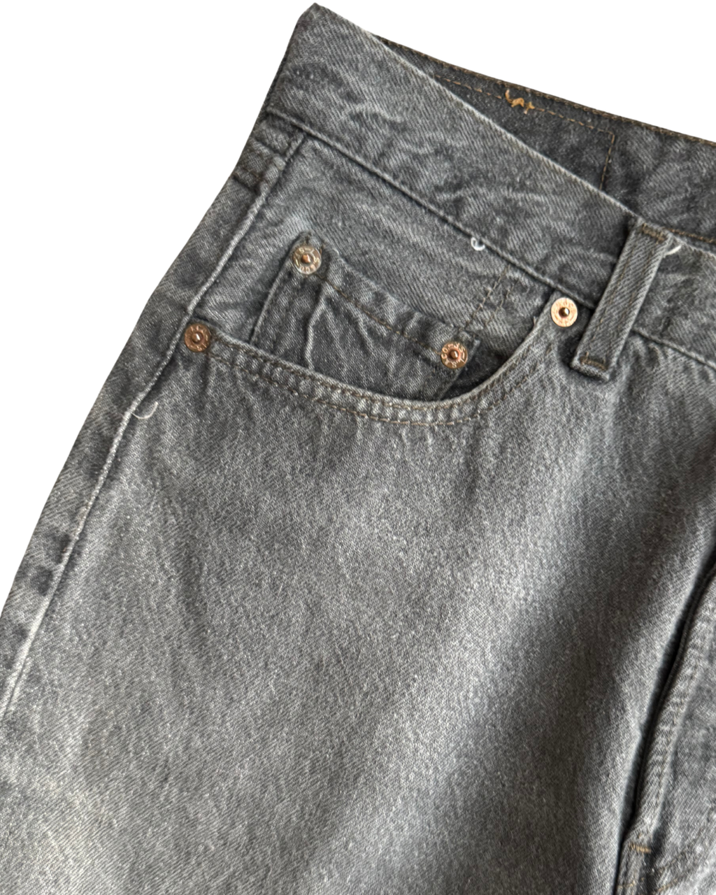 Vintage Levis 501: 90s Grey (W29 L30.5)