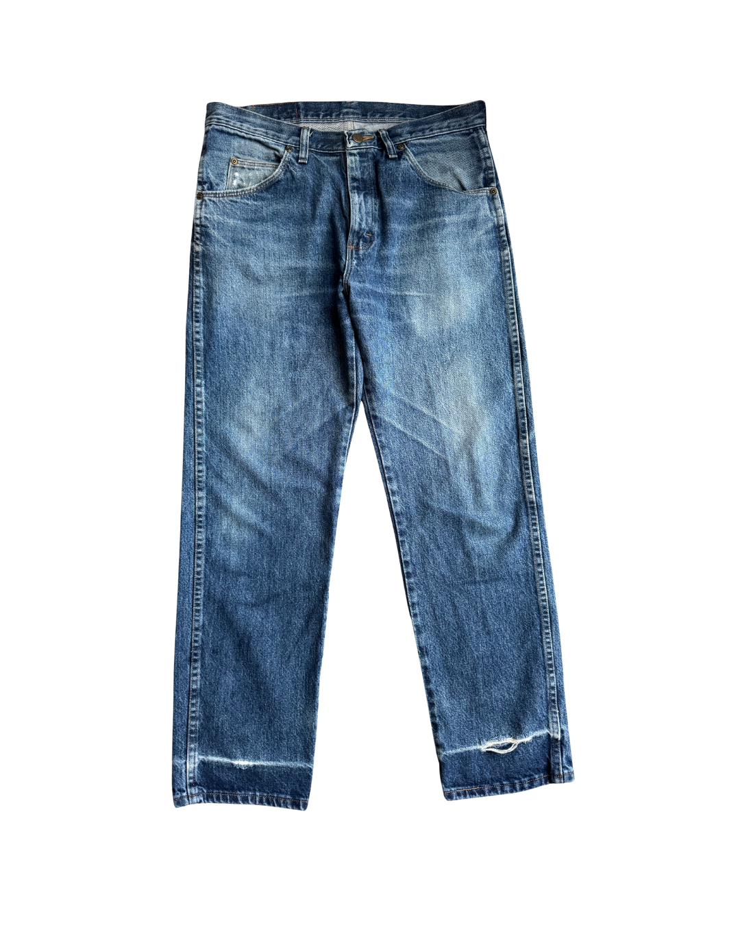 Wrangler Straight Leg: Ink Blue (W34 L31)