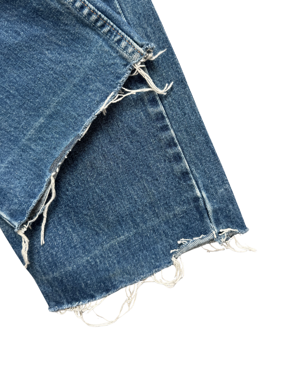 Levis 521 W31 L29 (Mid Blue/Raw Hem)