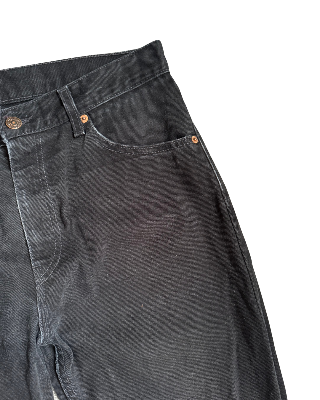 Levis 521: Noir Black (W33 L32)