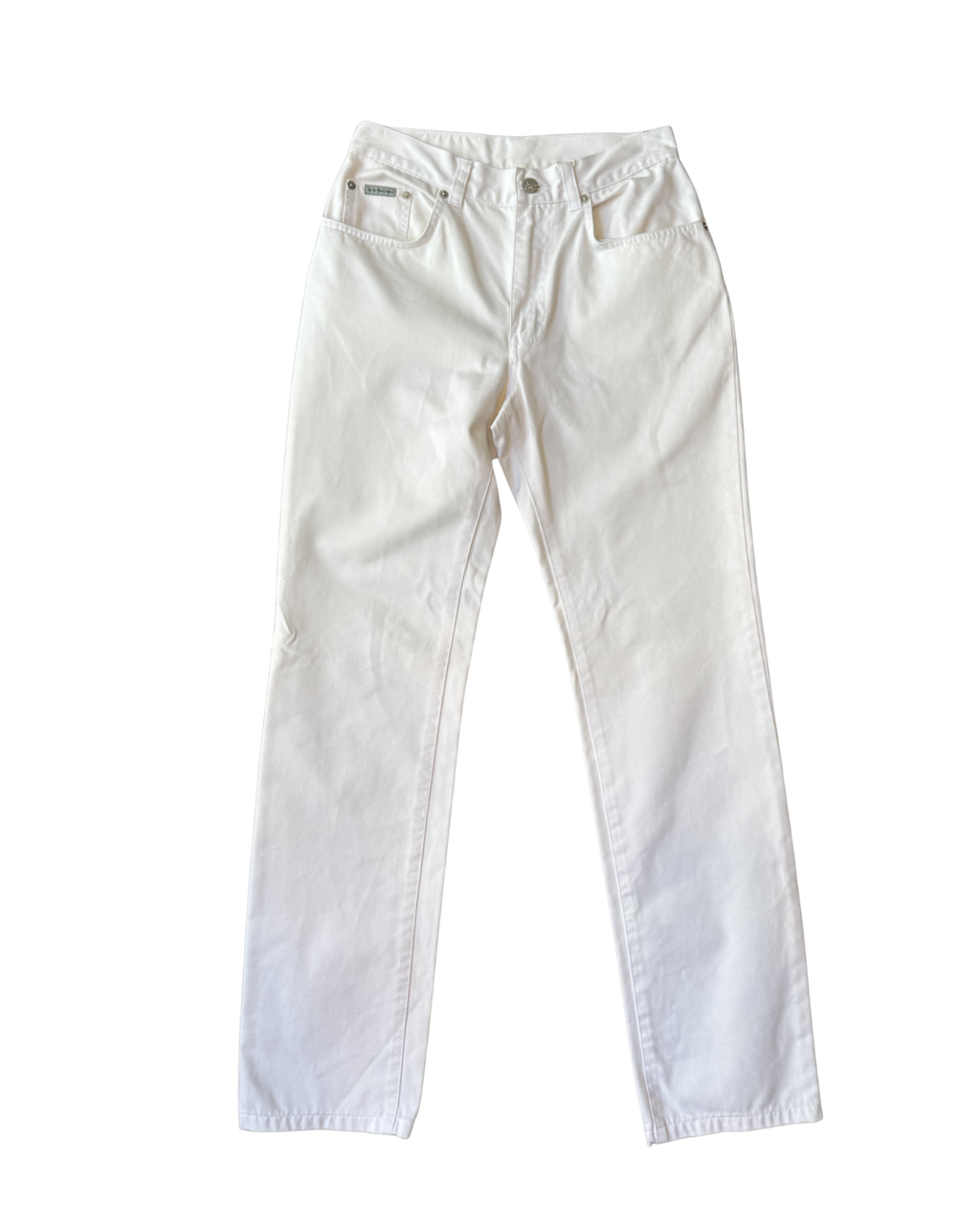 Calvin Klein Straight Leg White: W27 L30