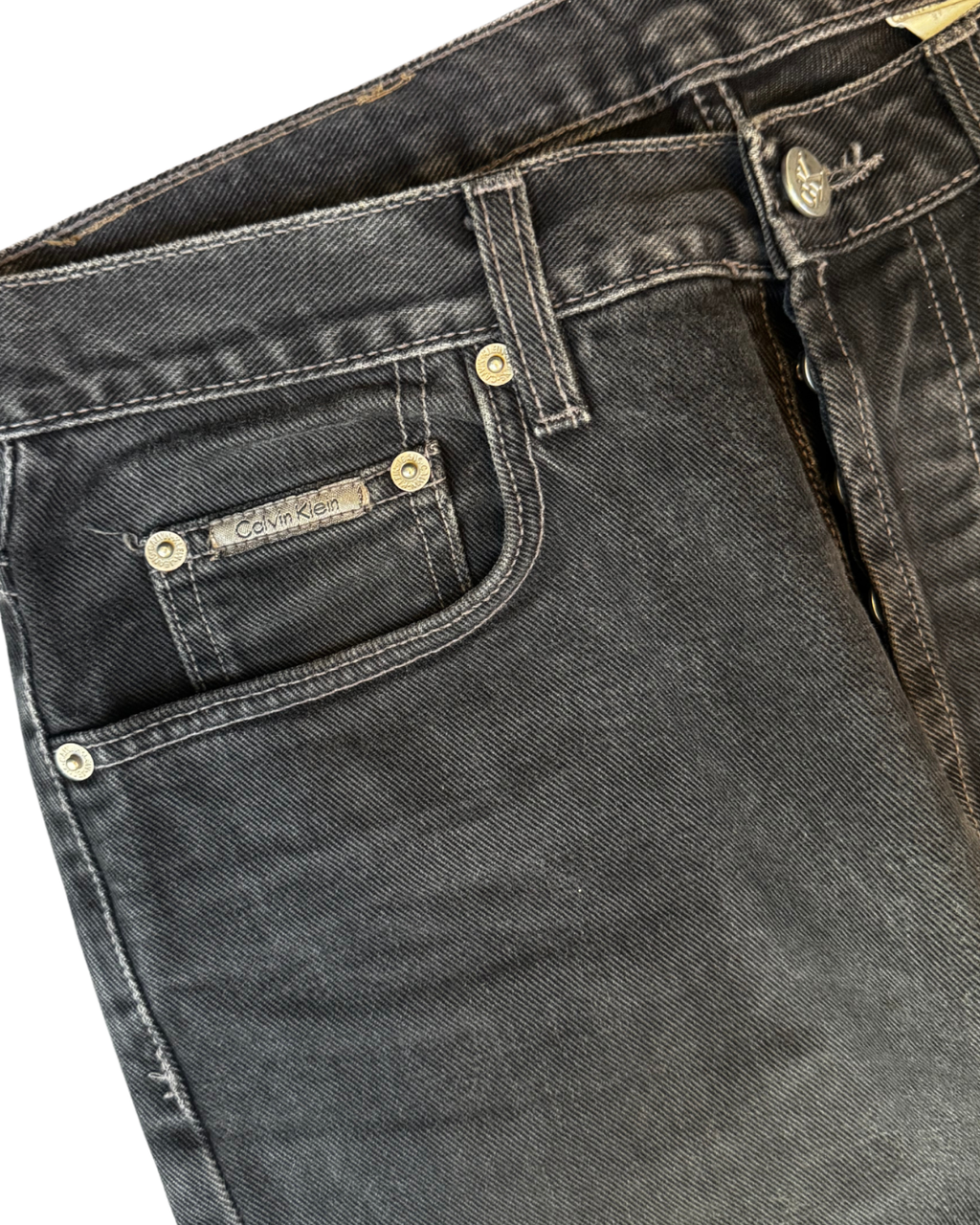 Vintage Calvin Klein Straight Leg Charcoal: W30 L33.5