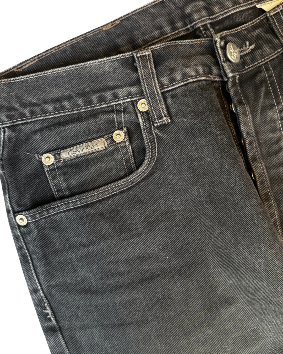Vintage Calvin Klein Straight Leg Charcoal: W30 L33.5