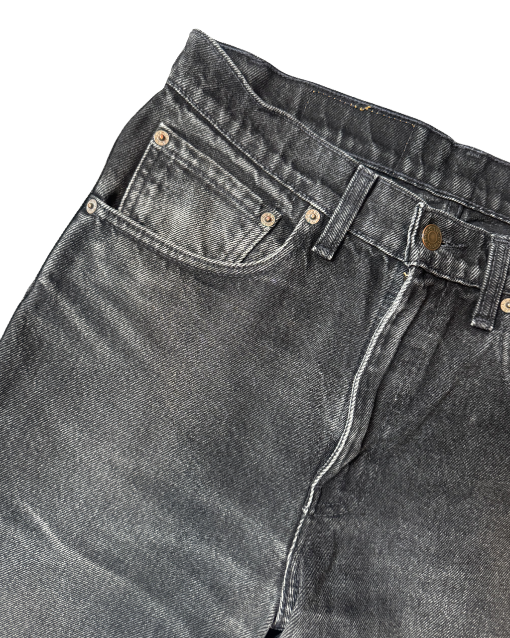 Vintage Levis 516 High Straight Charcoal: W31 L30.5
