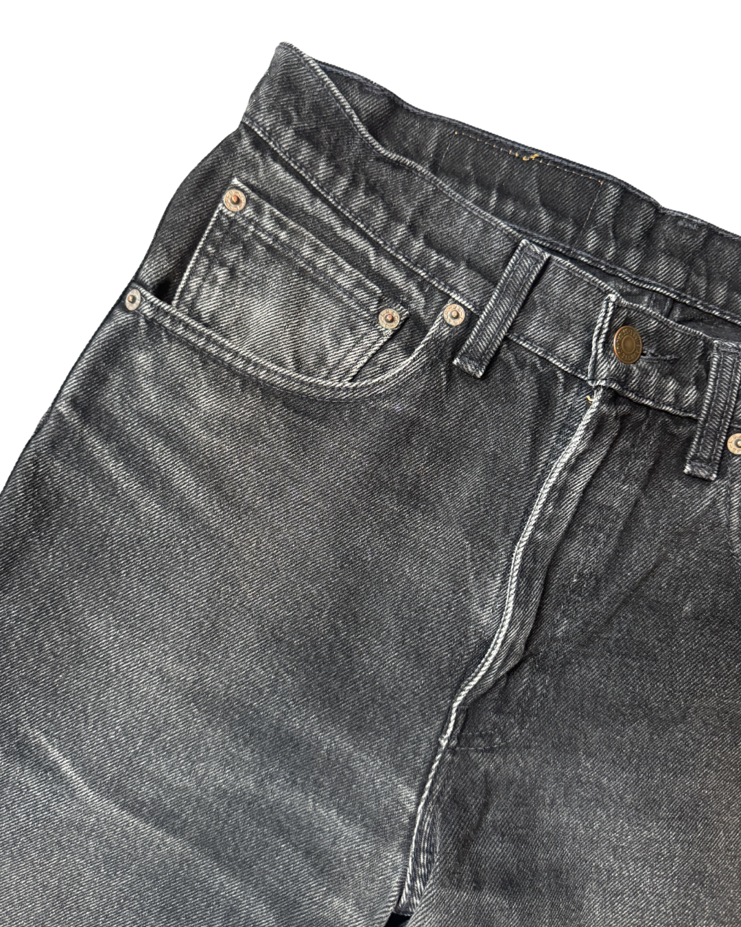 Vintage Levis 516 High Straight Charcoal: W31 L30.5