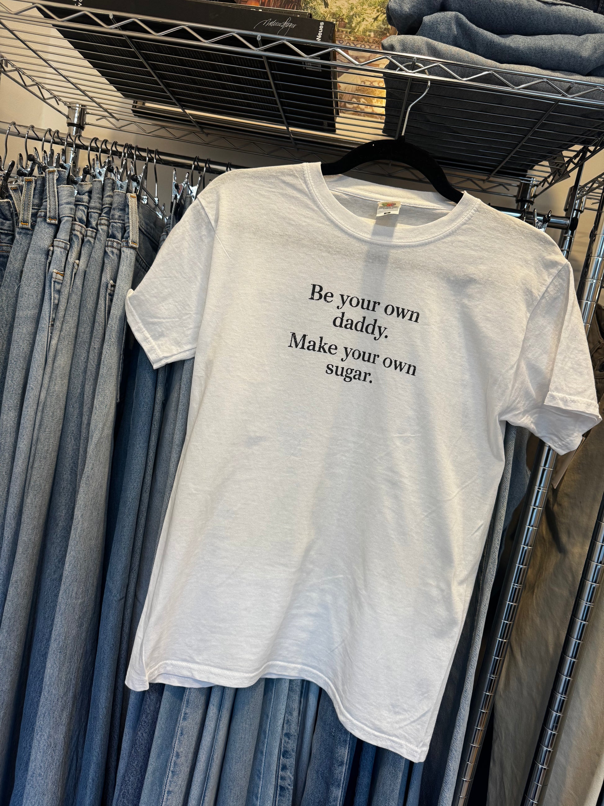 White 'Sugar daddy' Tee