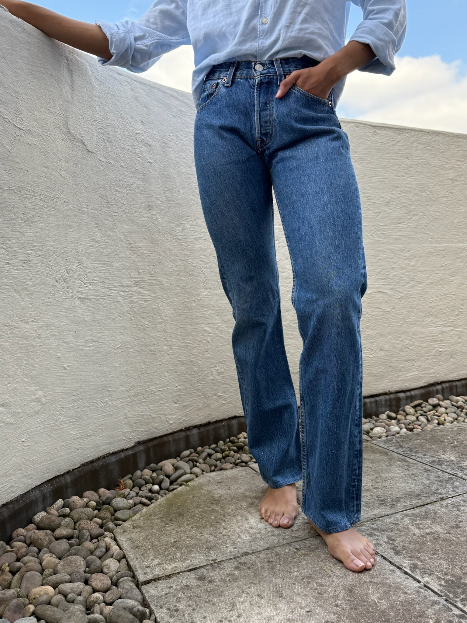 Levis 501 Mid Classic: W27 L31.5