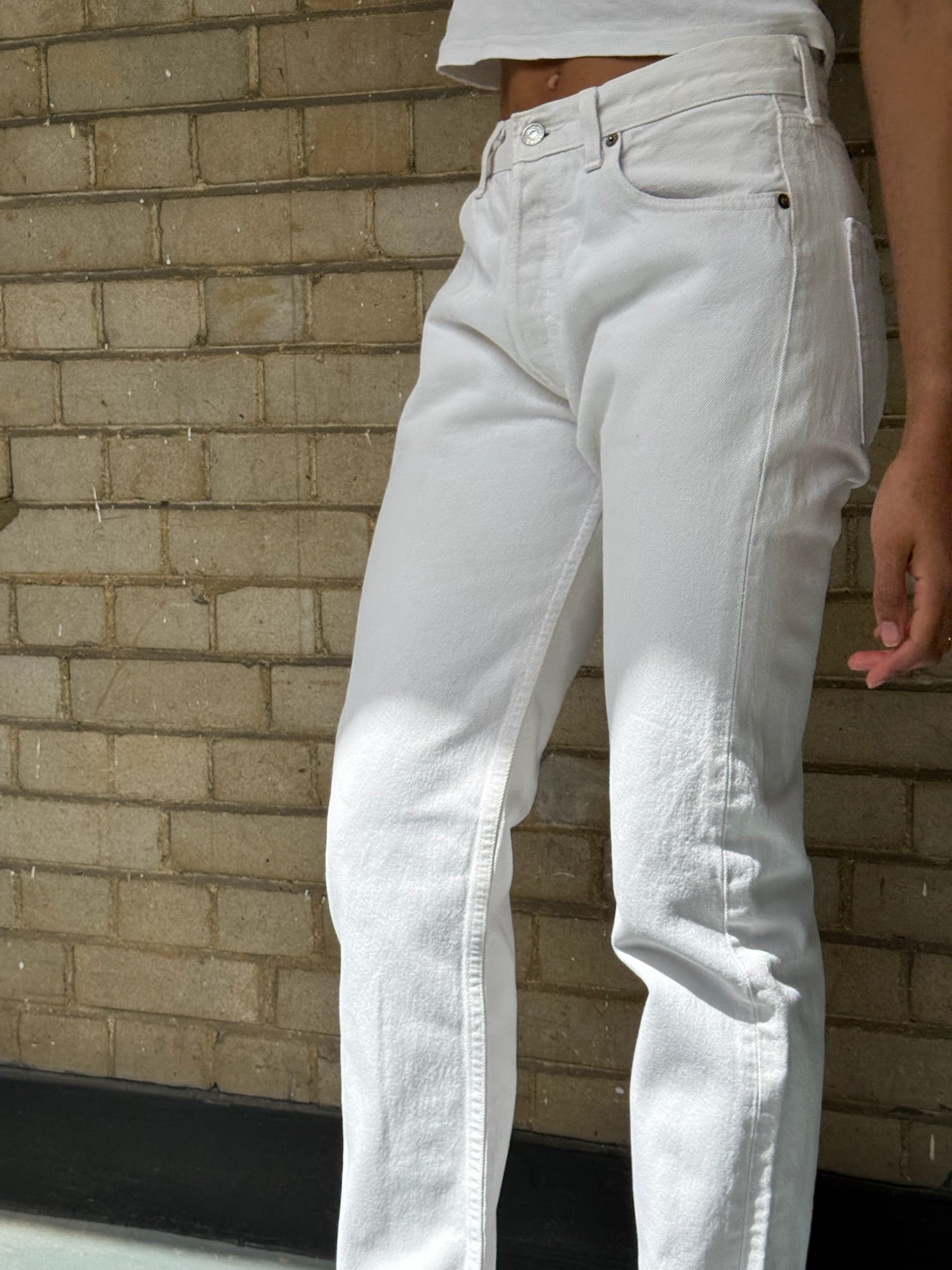 Levis 501 Bone White W28 L32.5