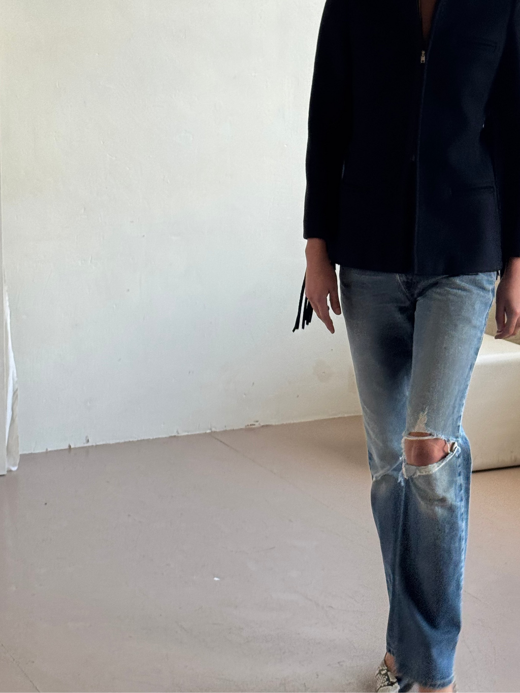 Vintage Levis 507 Boot Rip (W27 L33)