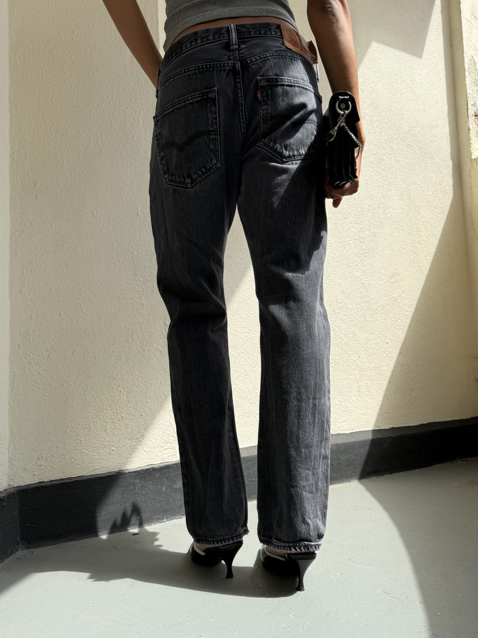 Levis 501 Charcoal: W32 L29.5