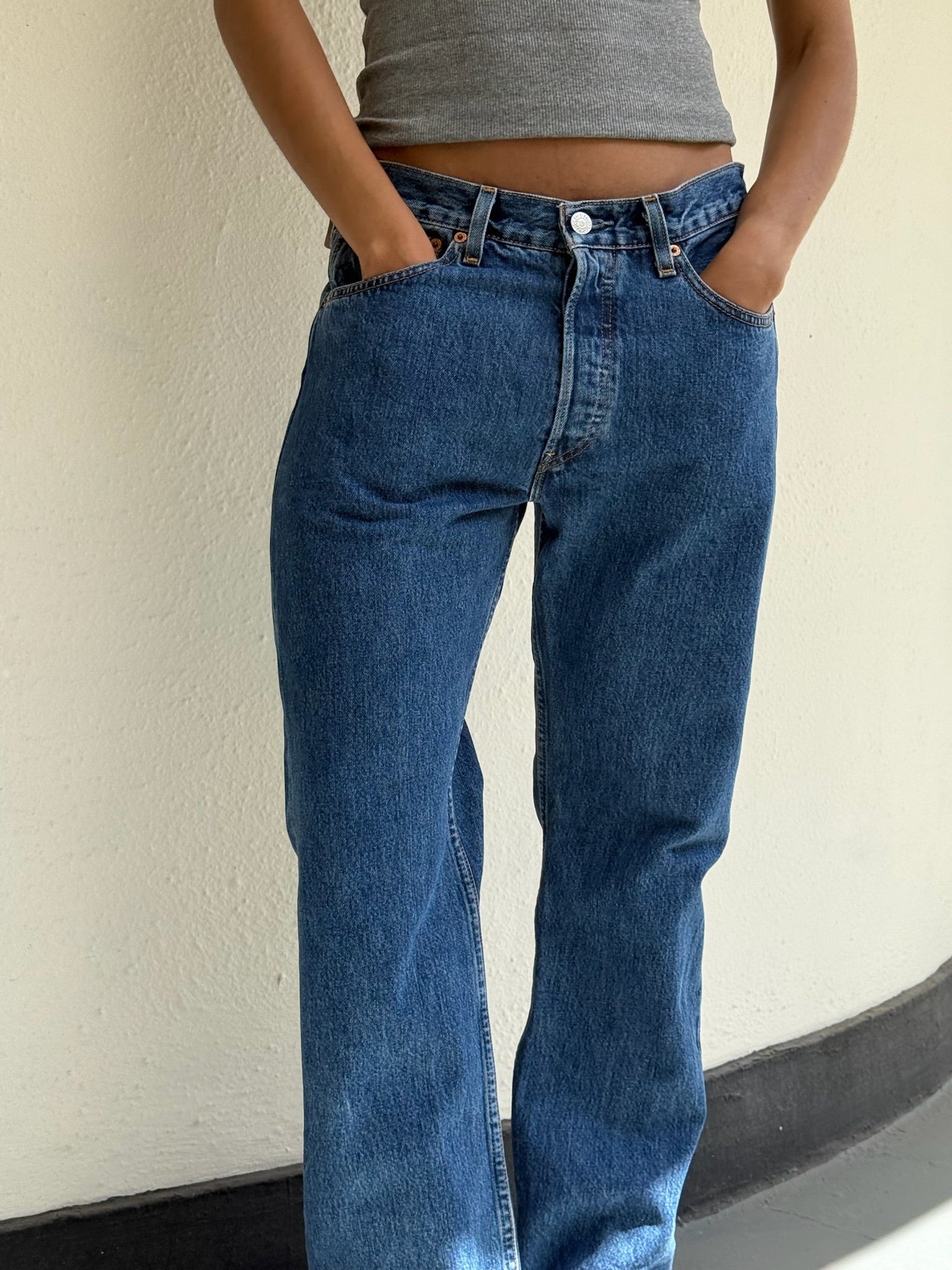 Levis 501 Mid Slouch: W31 L30