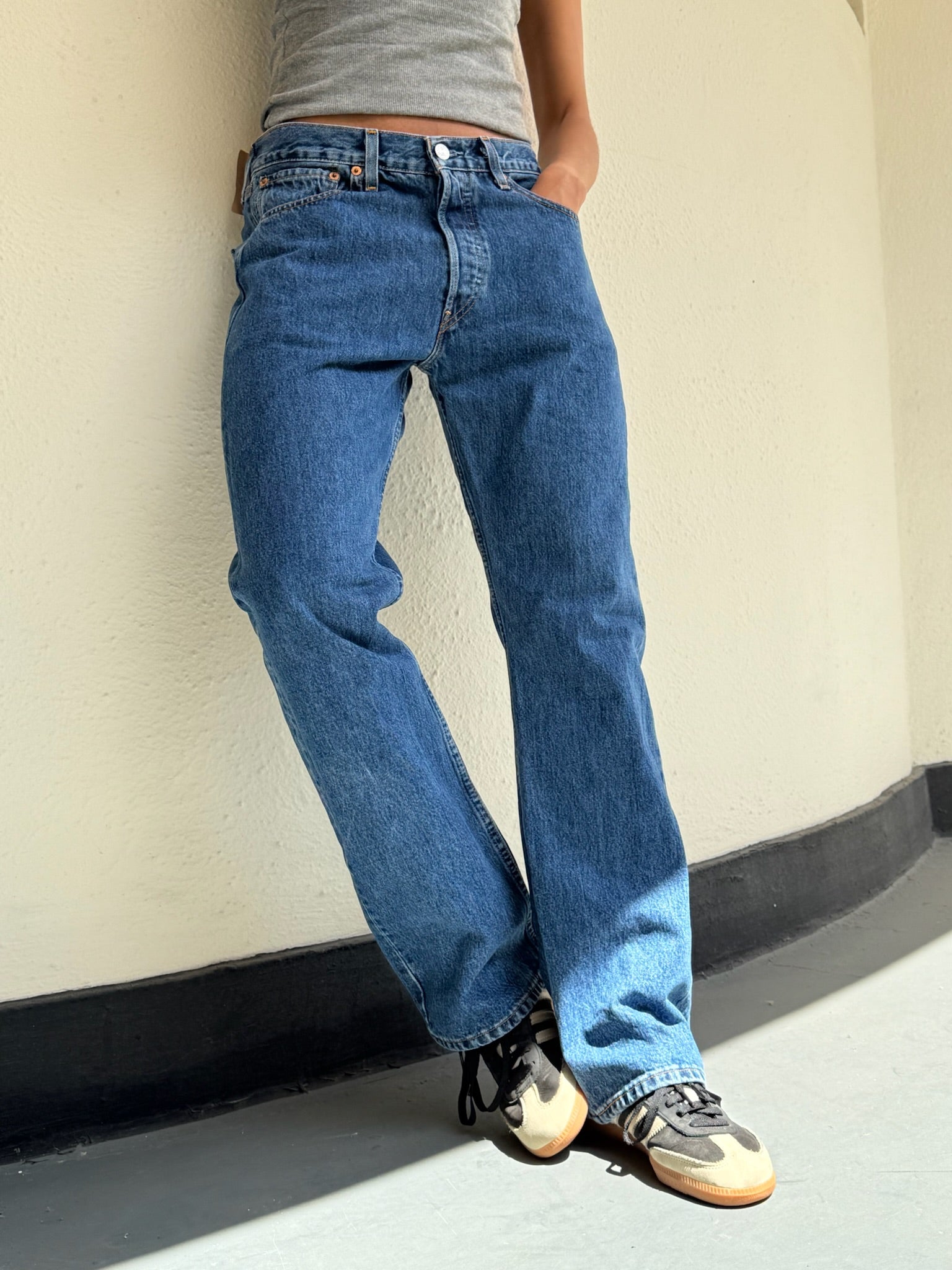Levis 501 Mid Slouch: W31 L30