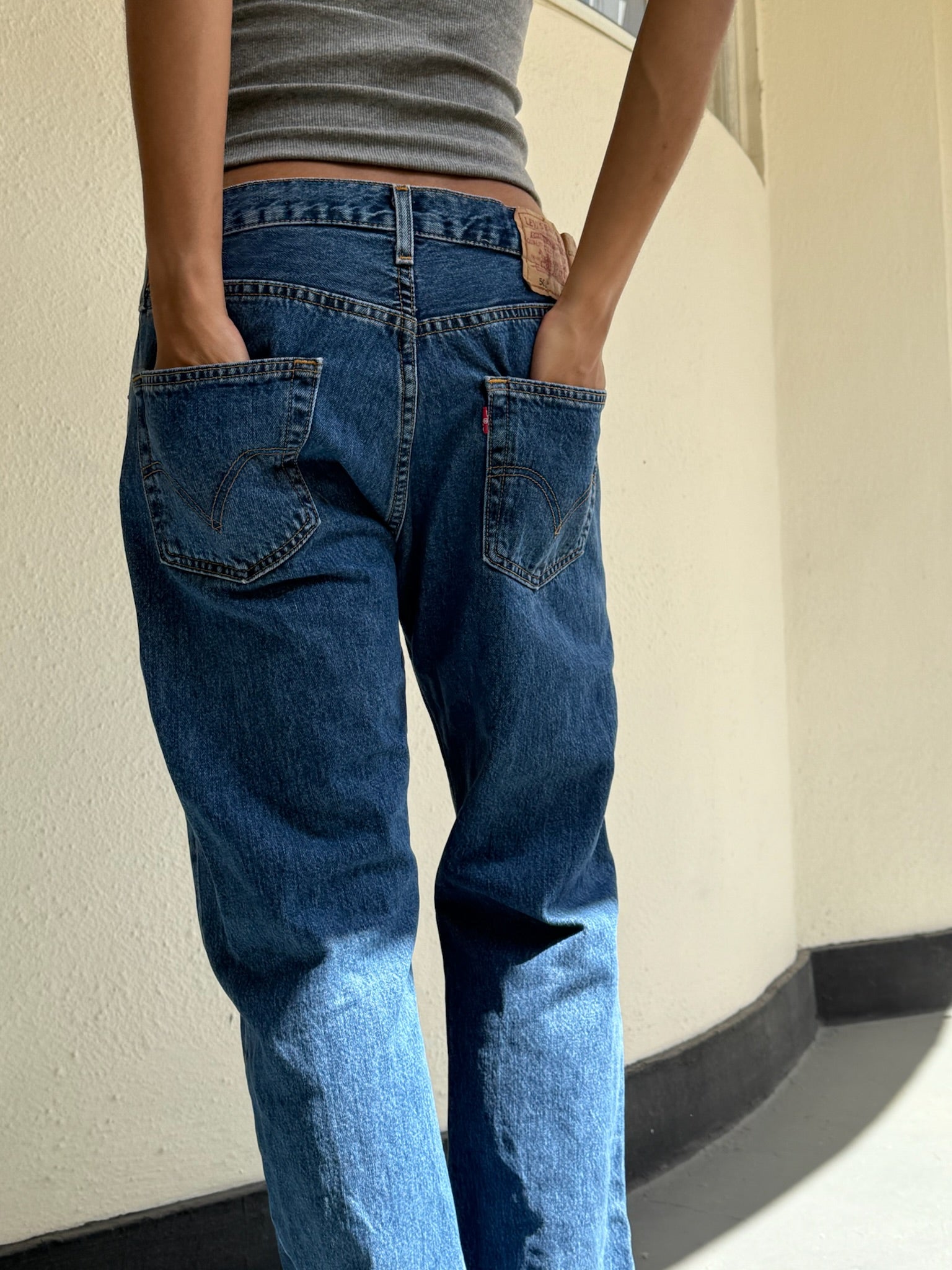 Levis 501 Mid Slouch: W31 L30