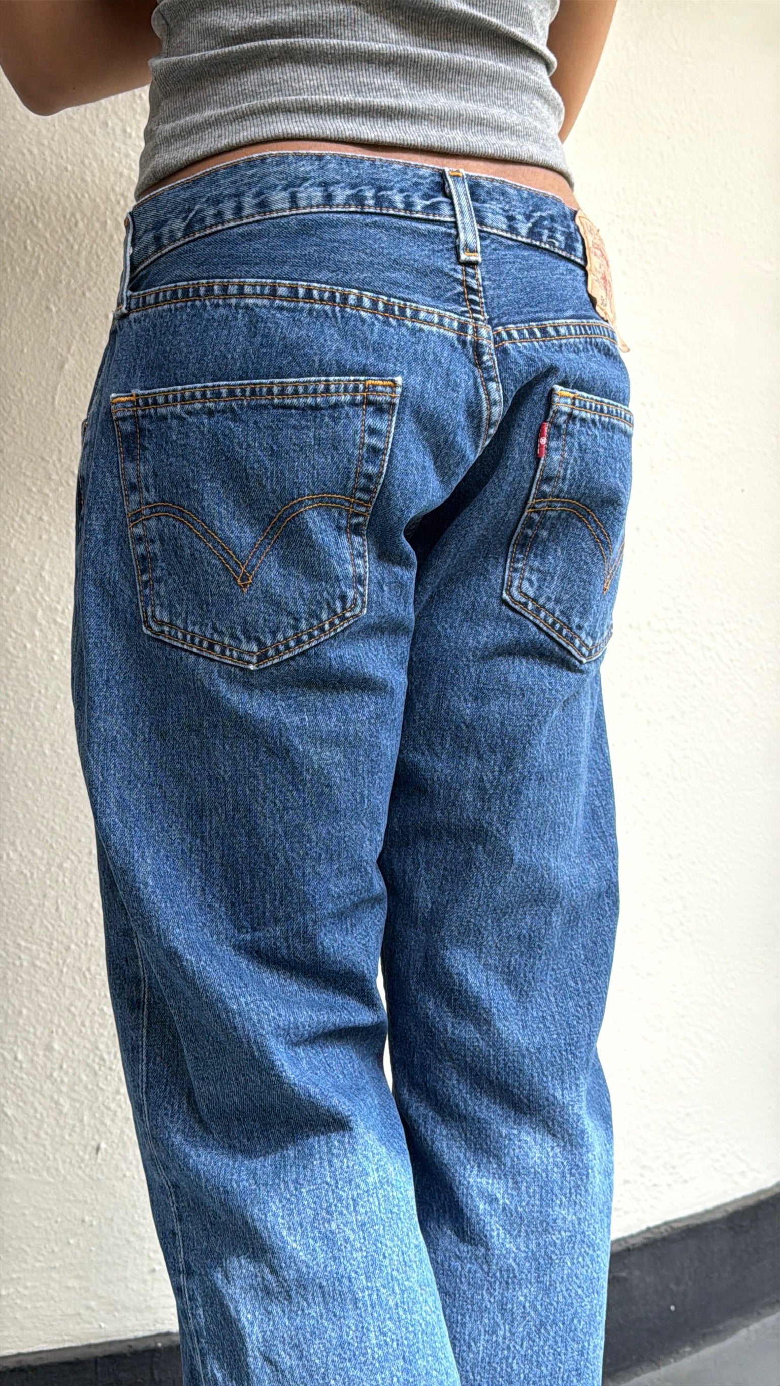 Levis 501 Mid Slouch: W31 L30