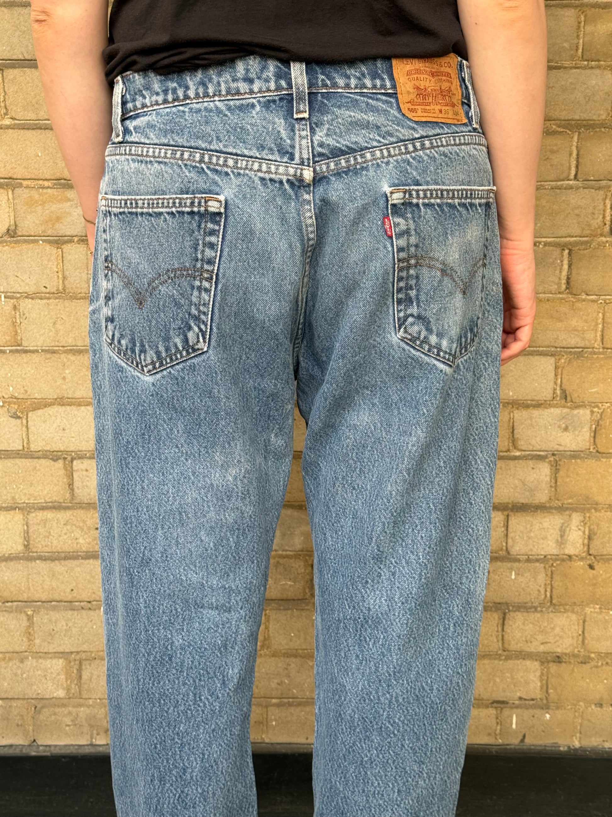 Levis 505 90s Slouch: W36 L34