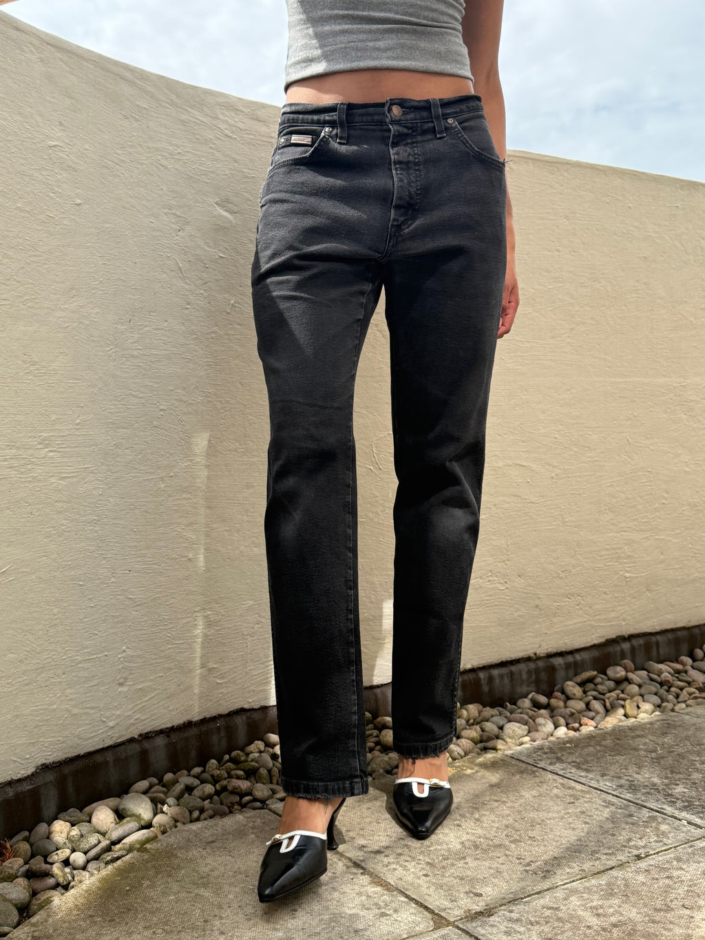 Wrangler Straight Charcoal: W30 L31