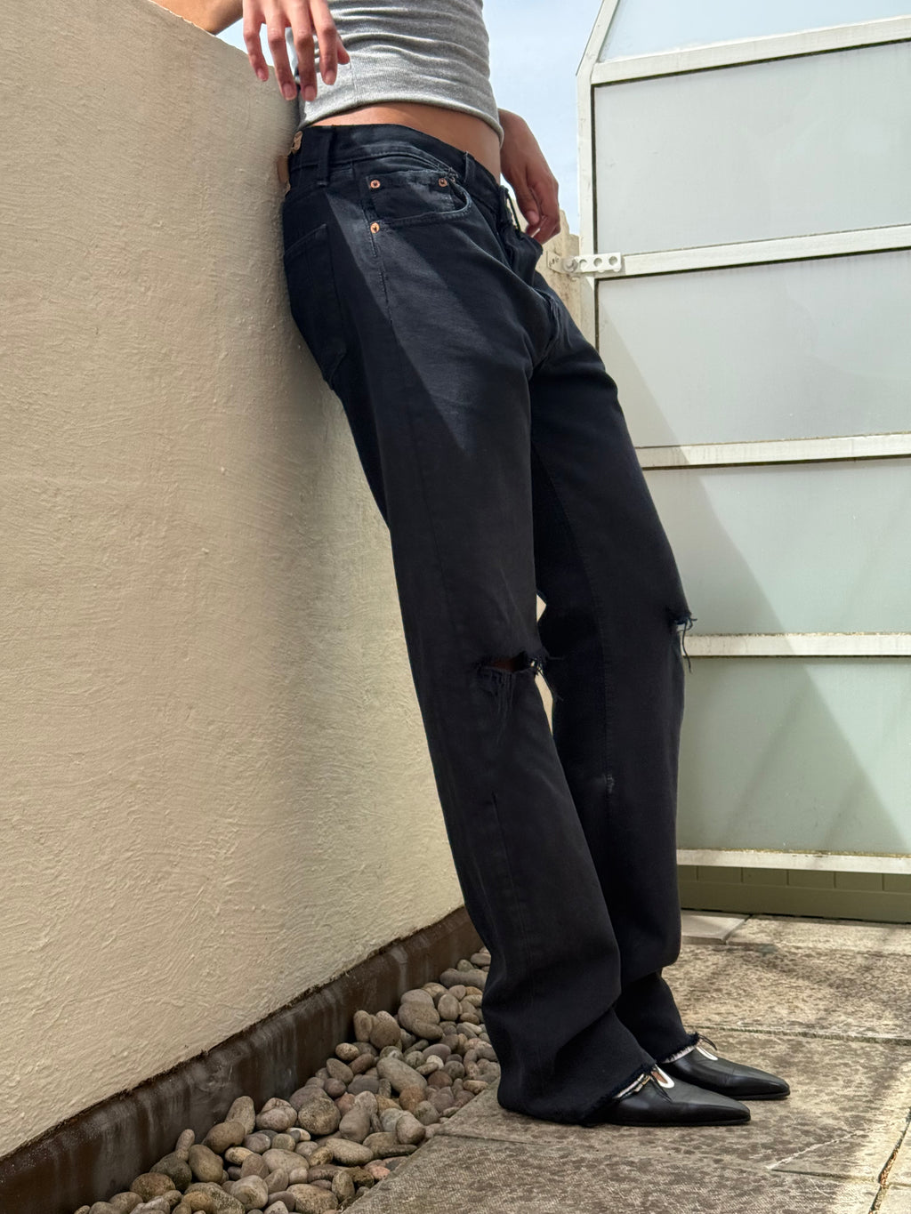 Levis 501 Black Rip 90s W31 L33