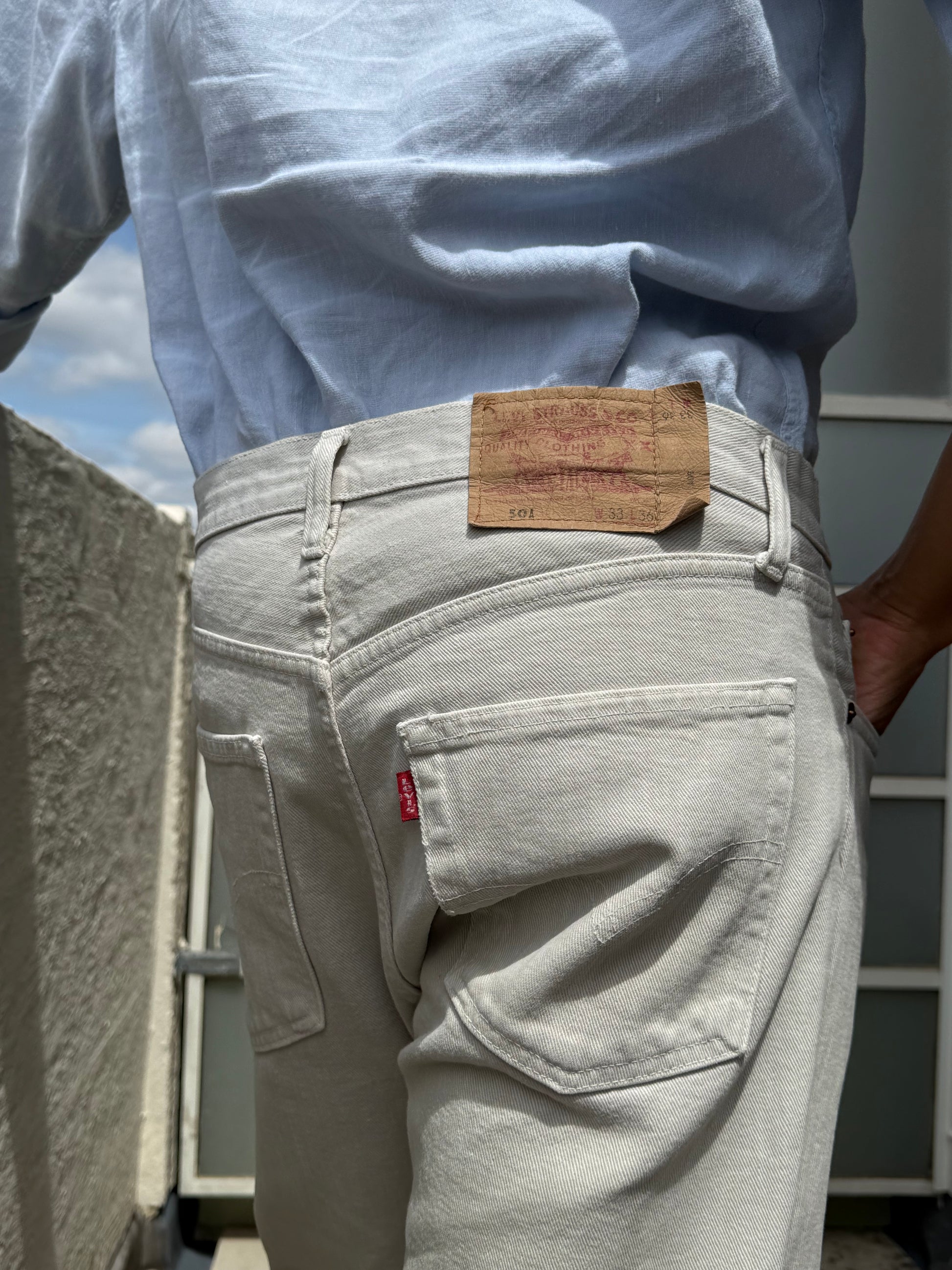 Levis 501 Butter : W32 L29.5