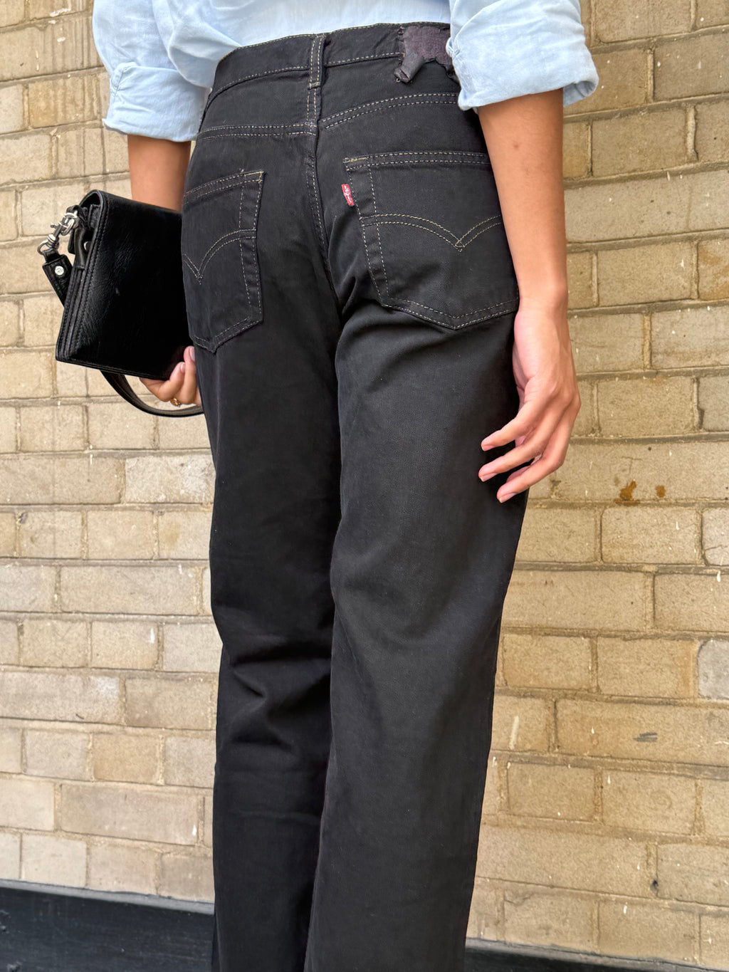 Levis 501 Pitch Black: W29 L33.5