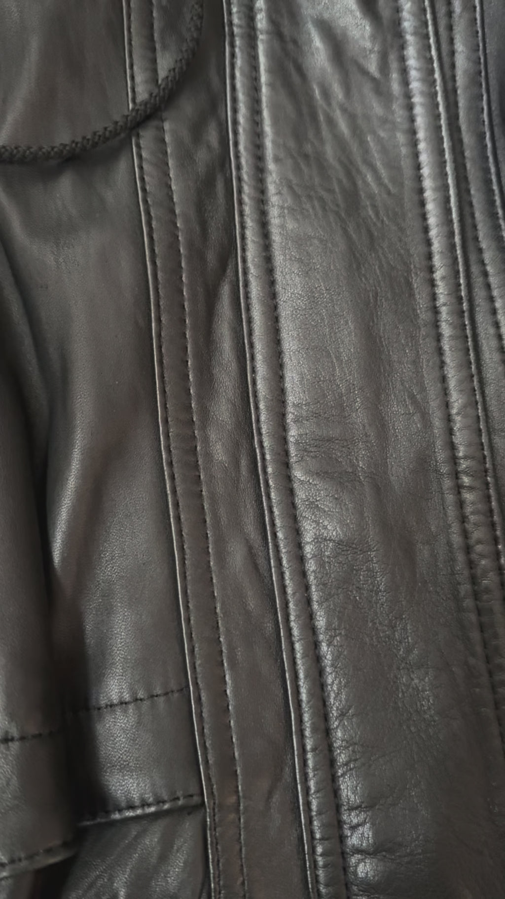 Vintage Funnel Jacket with removable hood (Black)