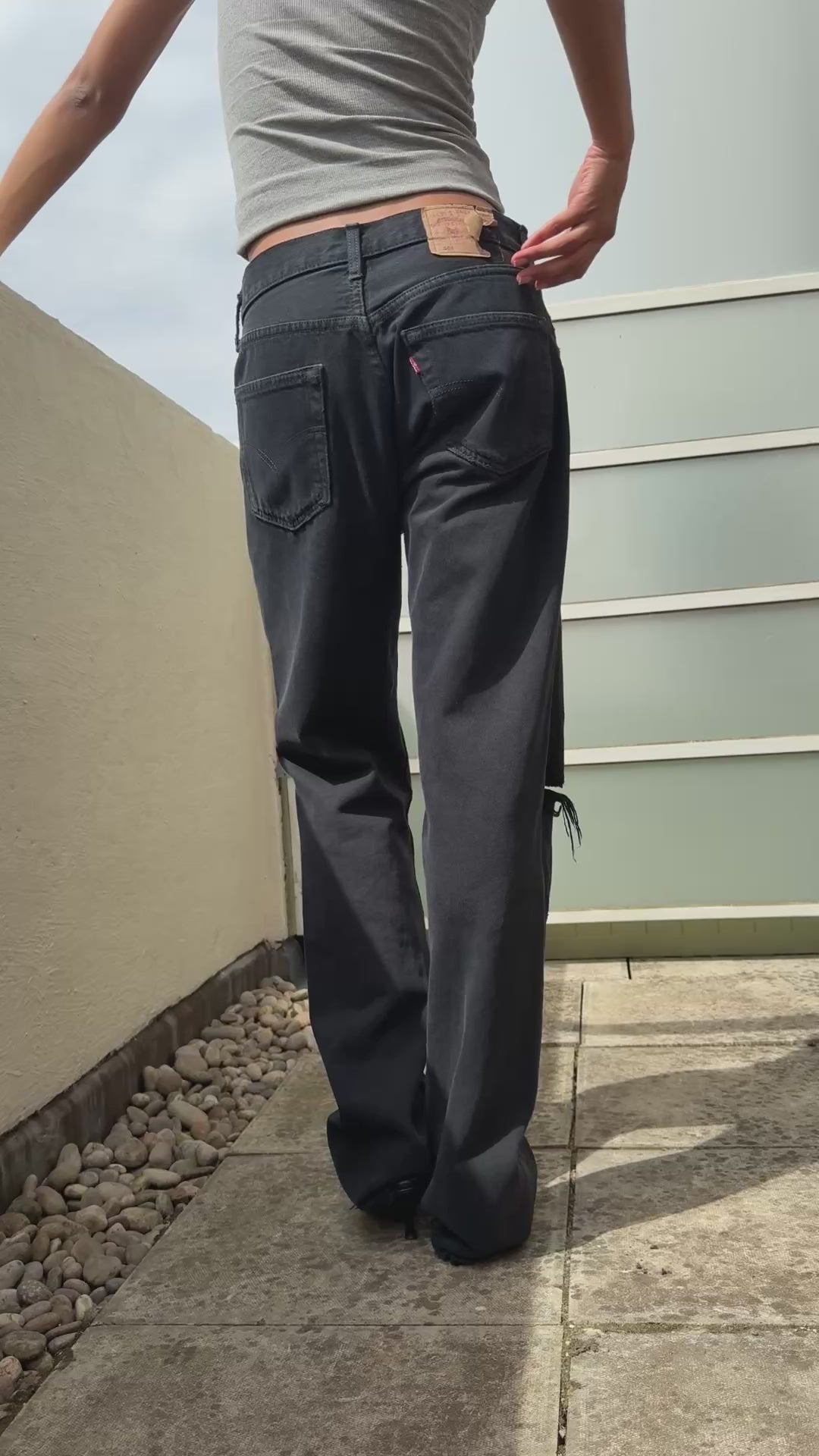 Levis 501 Black Rip 90s W31 L33